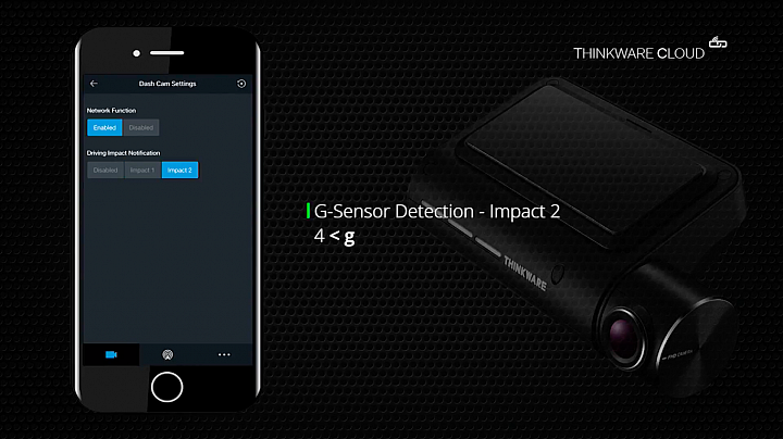 Thinkware F800 PRO,功能再進化-開啟雲端守護功能