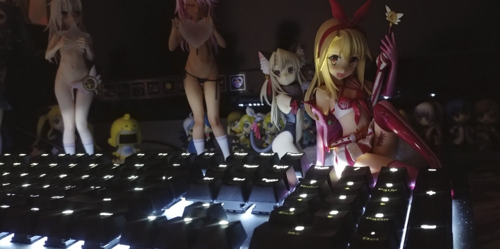 很抱歉不是色色的飾板 只是個K65MS 銀軸開箱
