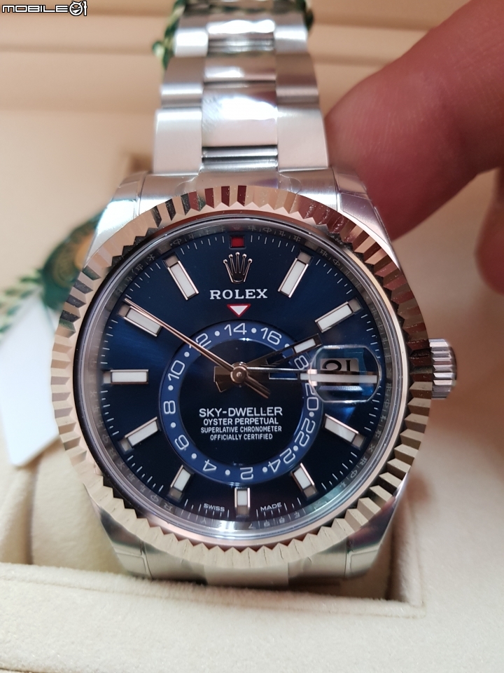 Rolex 勞力士326934 天行者藍色面開箱圖分享