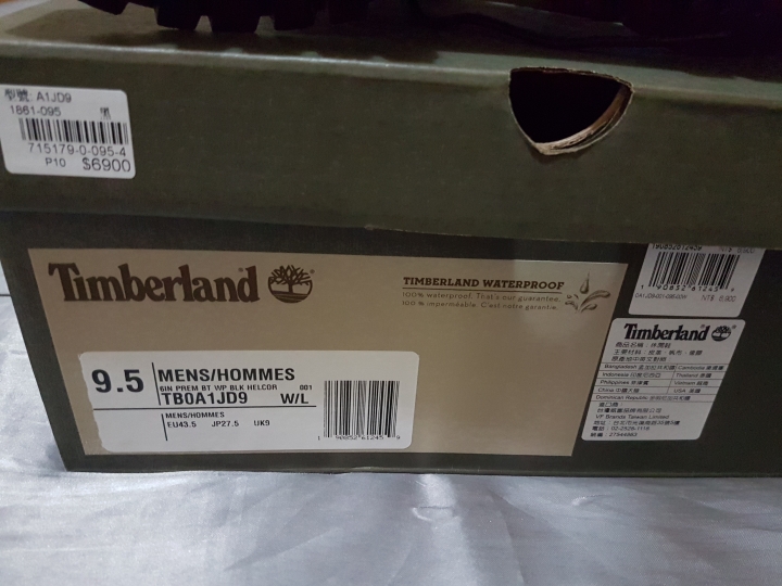 timberland黑靴簡易開箱
