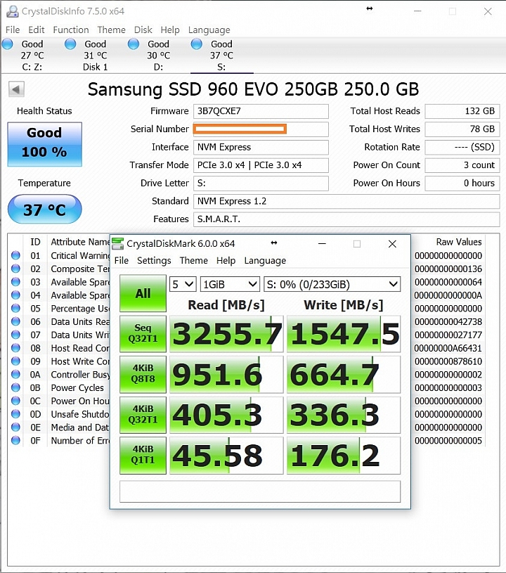 Samsung 960 EVO 250 GB m.2 nvme pcie ssd 散熱片 DIY  實作