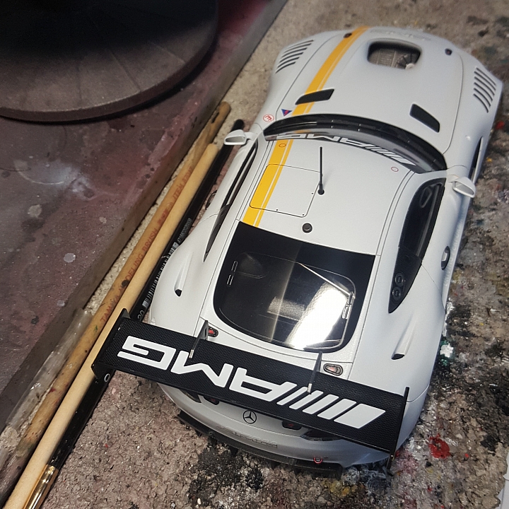 [Tamiya 1:24] 田宮 梅賽德斯 AMG GT3 客製 Mercedes AMG GT3 Custom 製作過程