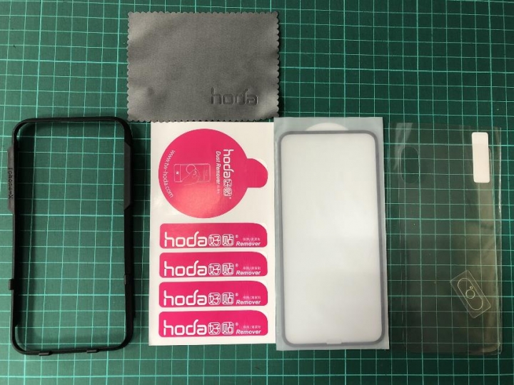 開箱hoda iPhone X 隱形滿版3D玻璃保護貼