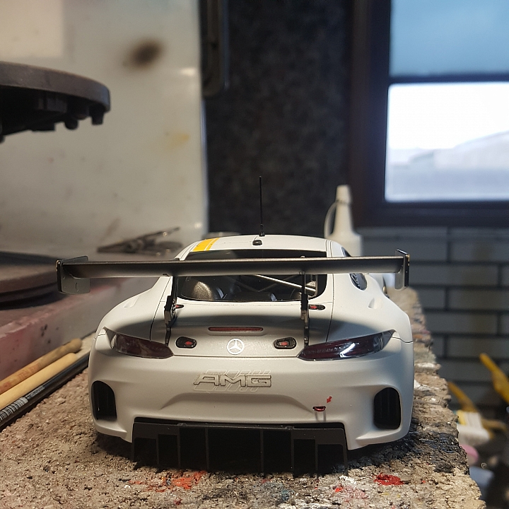 [Tamiya 1:24] 田宮 梅賽德斯 AMG GT3 客製 Mercedes AMG GT3 Custom 製作過程
