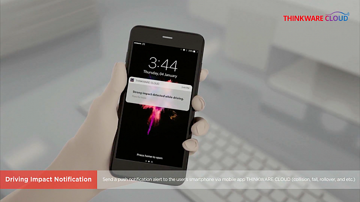 Thinkware F800 PRO,功能再進化-開啟雲端守護功能