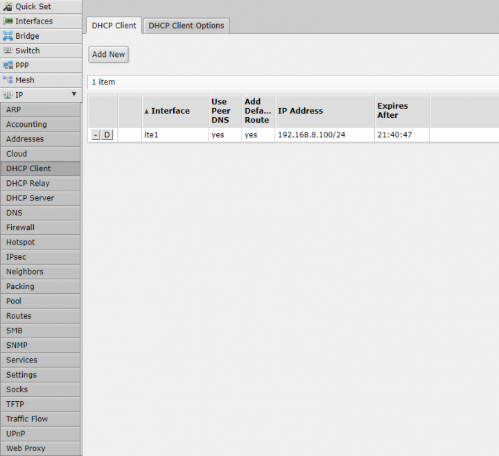 台星188 + MikroTik RB750Gr3 hEX + Huawei E8372h-153 + Netgear R7500