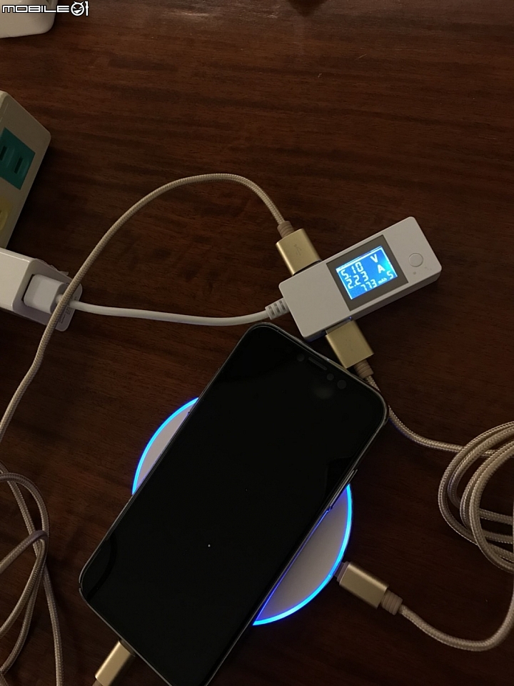 IPHONE X 無線有線一起充,真的可以了！