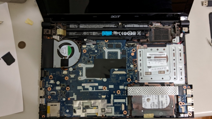 老筆電5830tg cpu升級分享