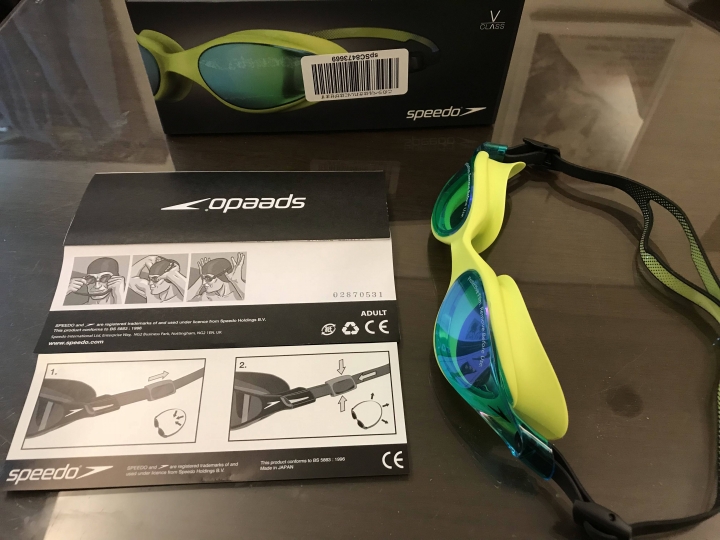 [簡單開箱] Speedo V class 泳鏡
