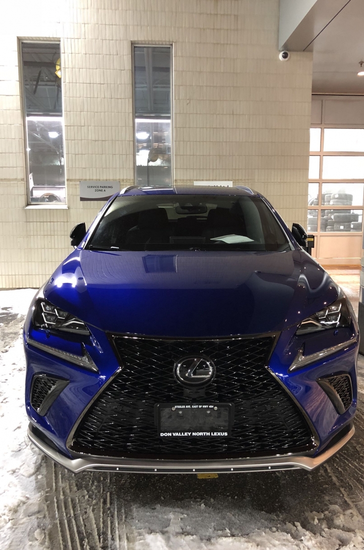 北美洲2018 NX 300 F Sport極焰藍 簡單開箱分享
