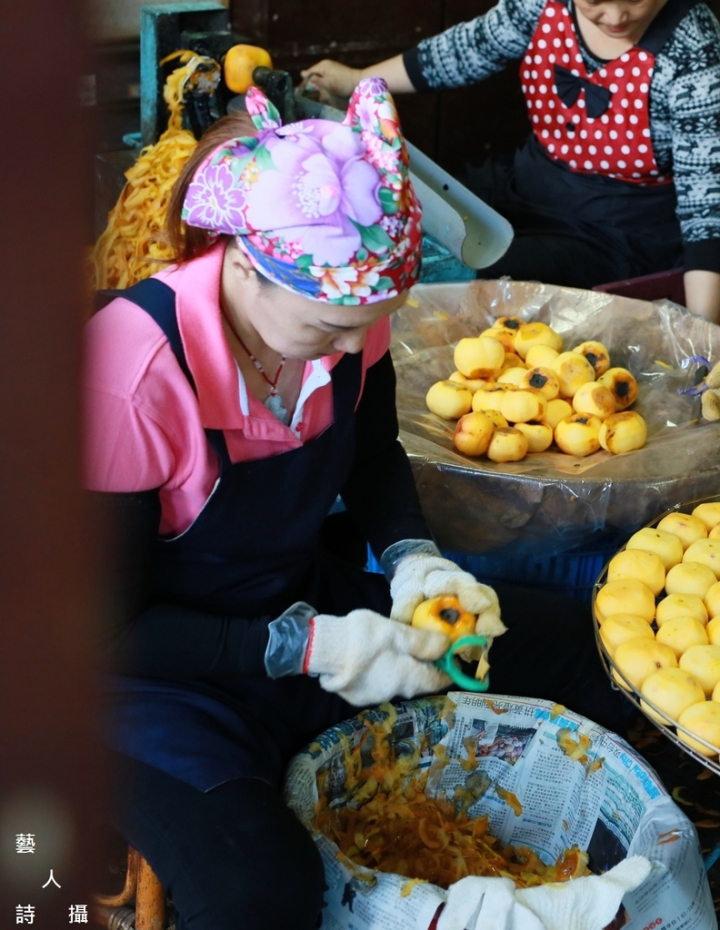 當九降風拂起紅柿甜香時，我在「味衛佳柿餅觀光農場」@台灣旅遊紀行.藝人詩攝