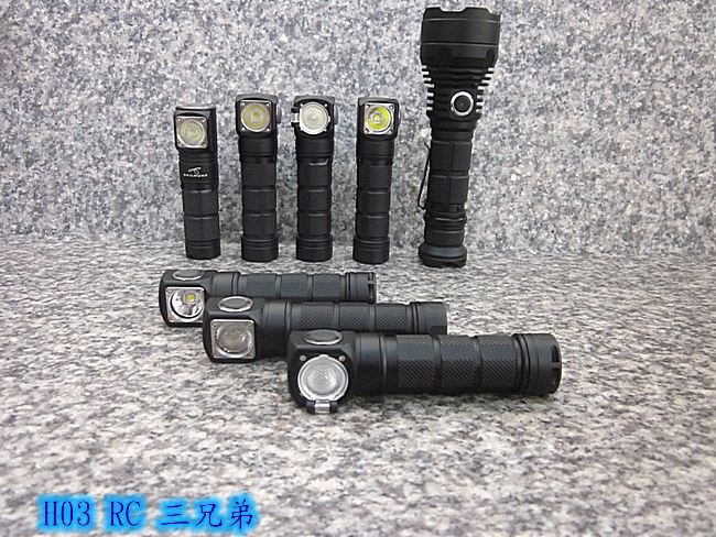 H03 RC三兄弟多用型磁吸充電頭燈