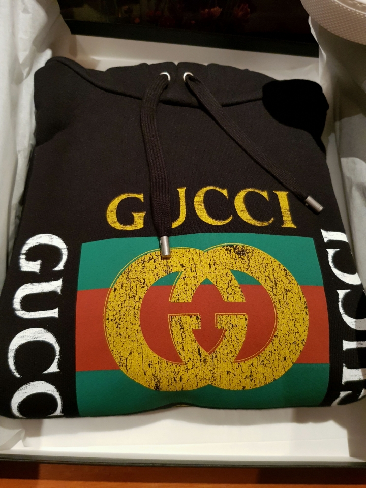 GUCCI帽T簡單開箱