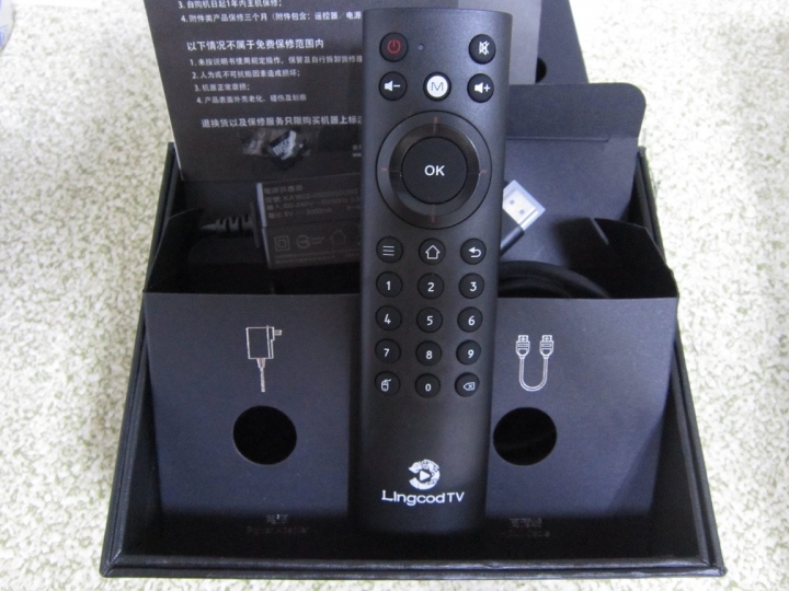 Lingcod TV網路電視盒子簡單開箱(1/24補上簡易拆機)