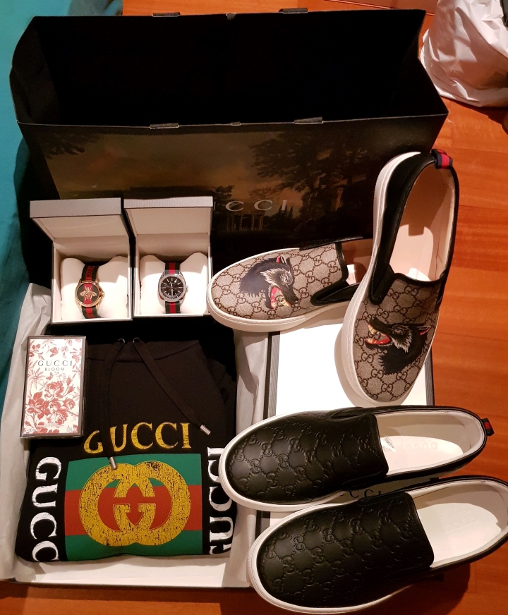 GUCCI帽T簡單開箱