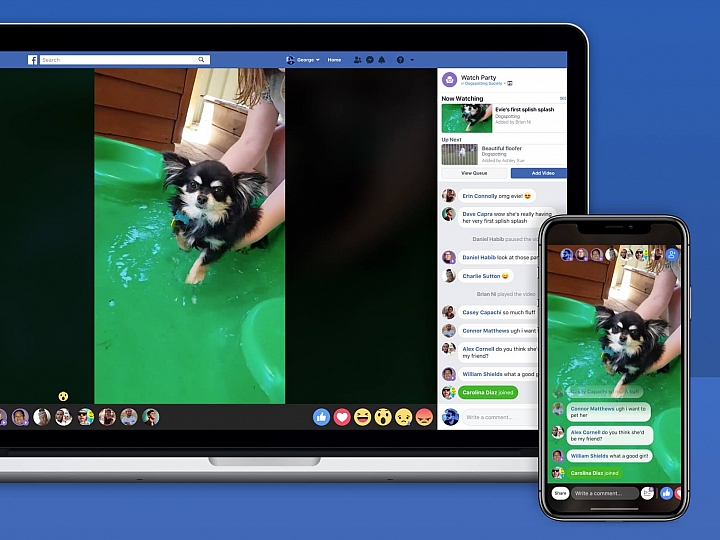 不怕洗頻!Facebook著手測試社團專屬的影片互動功能「Watch Party」