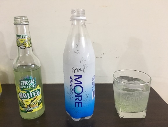 多喝水氣泡水&冰火  mixing