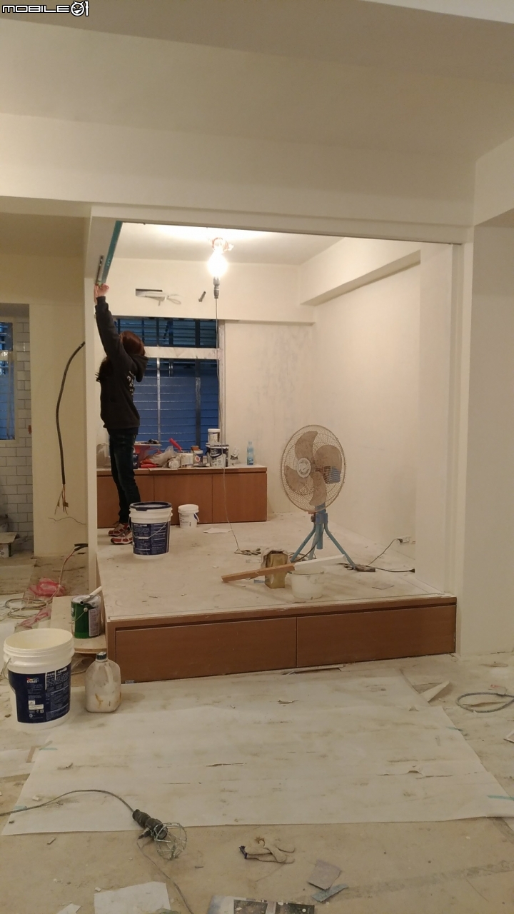 和室刷漆DIY之細沙黃色得利竹炭健康居抗甲醛乳膠漆