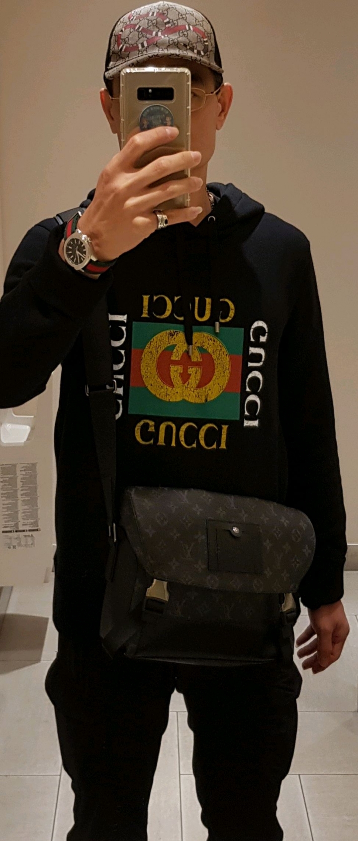GUCCI帽T簡單開箱