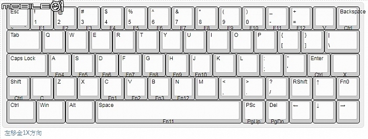 機械鍵盤-XD60 V2.0屎黃版