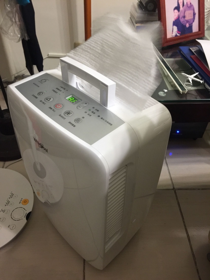 花蓮小鬼屋~惠而浦除濕機 WDEE50w 木乃伊生成機