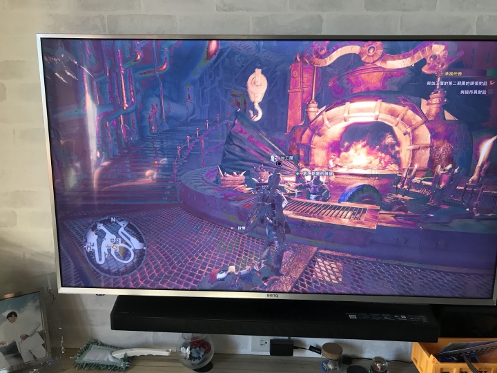 BenQ 55SY700 畫面顏色異常