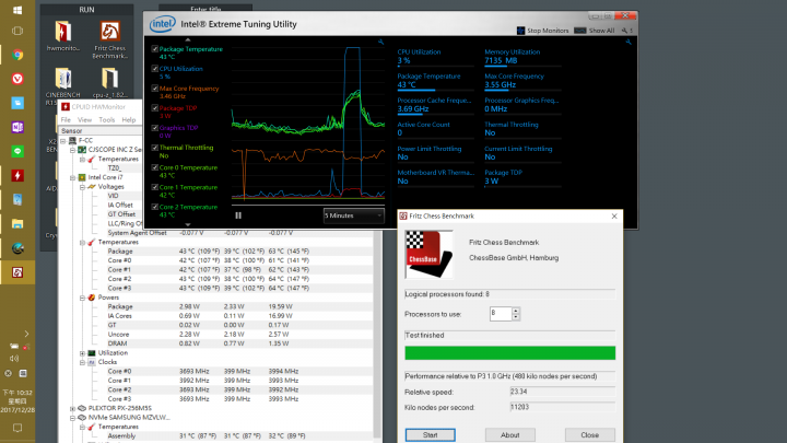 [開箱] CJS z530(i7-8550u版) 和簡易跑分