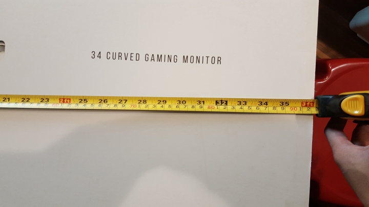 DELL AW3418DW開箱 圖多