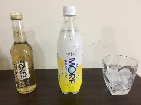 多喝水氣泡水&冰火  mixing