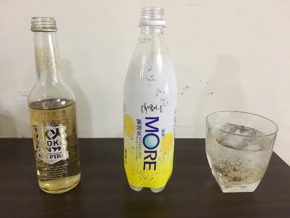 多喝水氣泡水&冰火  mixing