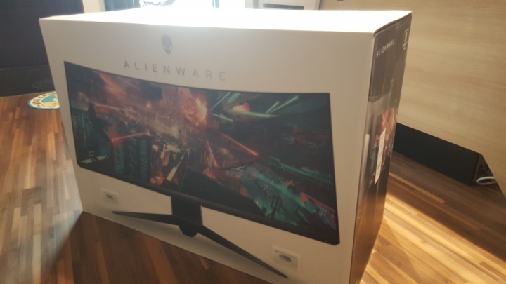 DELL AW3418DW開箱 圖多