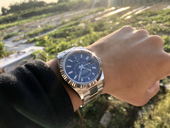 [開箱]從綠變藍的Rolex Sky Blue