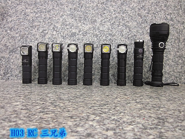 H03 RC三兄弟多用型磁吸充電頭燈