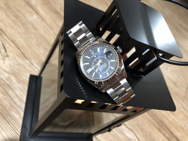 [開箱]從綠變藍的Rolex Sky Blue