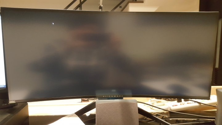 DELL AW3418DW開箱 圖多