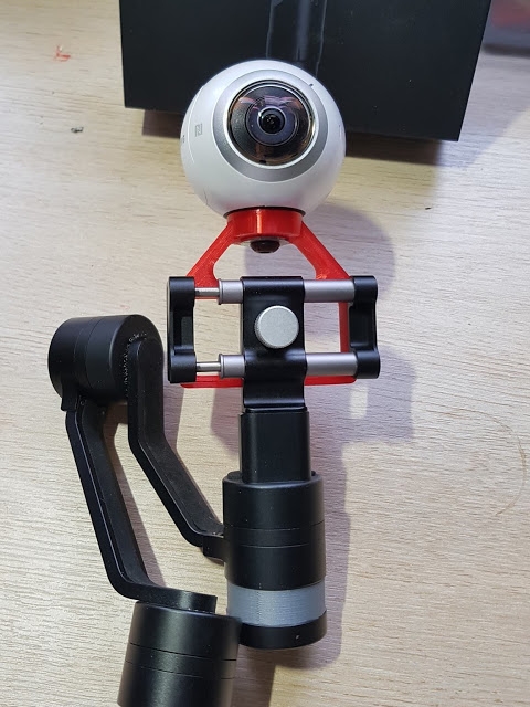 請問智雲Smooth Q或類似穩定器給360 VR相機用?