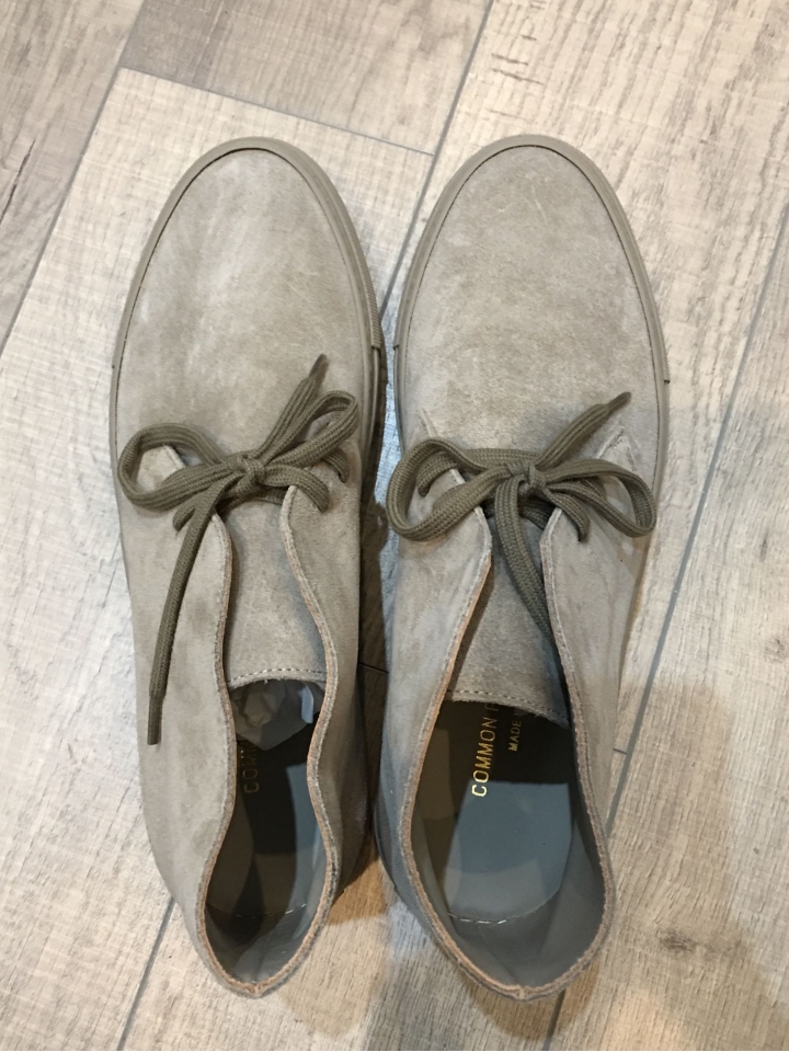 「波特開箱最終章」COMMON PROJECTS tennis Pro運動鞋 & Suede Chukka靴子