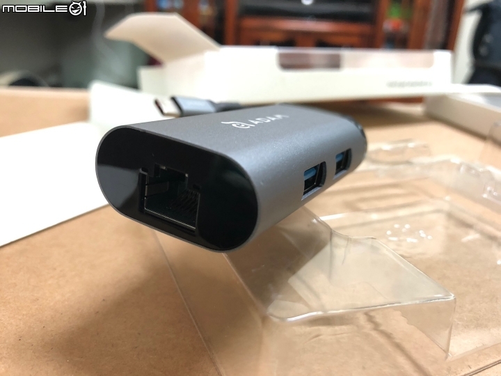 亞果元素 CASA Hub eC301 Type-C to 乙太網路 / USB 3.1 三合一多功能集線器