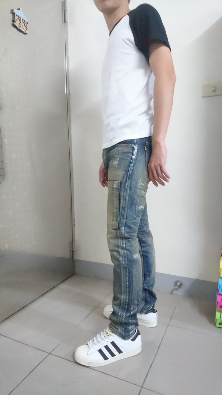[開箱實穿分享] Jeansda (金斯大) 褲款 "Mars Glory Antique Jeans"
