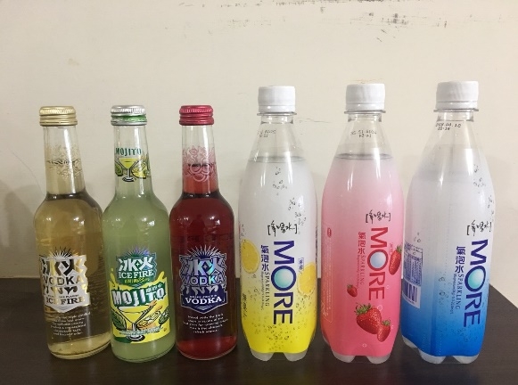 多喝水氣泡水&冰火  mixing