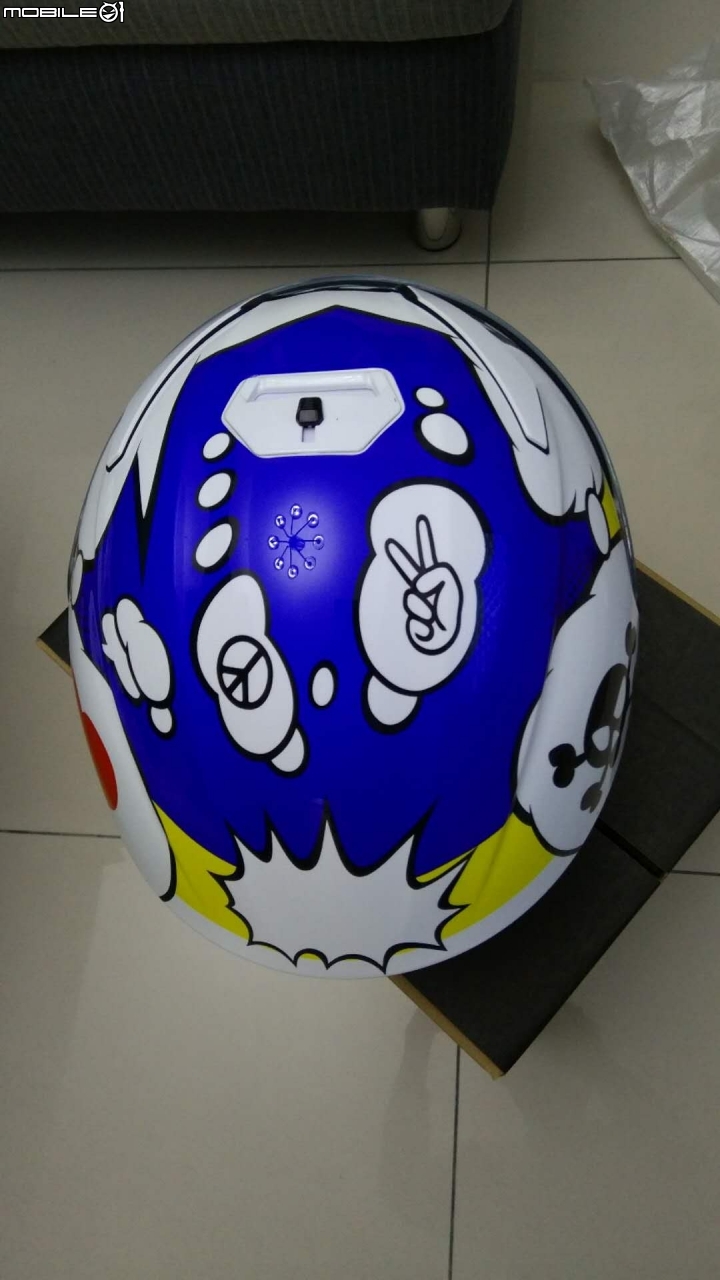 人生第一頂全罩Helmet K3 SV COMIC ML 開箱(由日本亞馬遜購入)