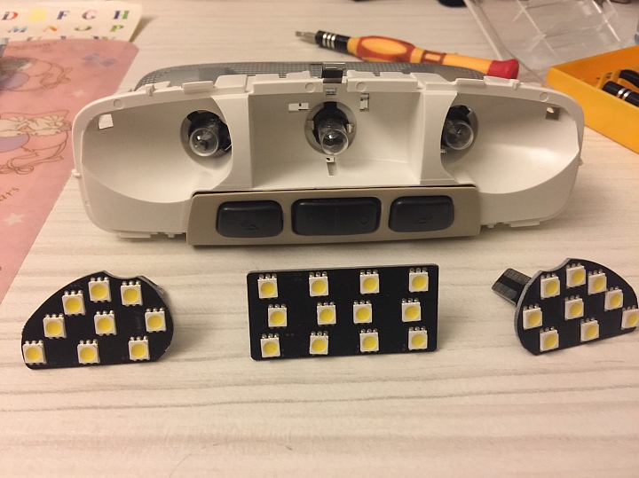 Focus MK2後座閱讀燈升級