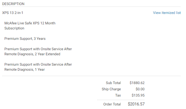 dell美國官網購買經驗分享-xps 13 2in 1