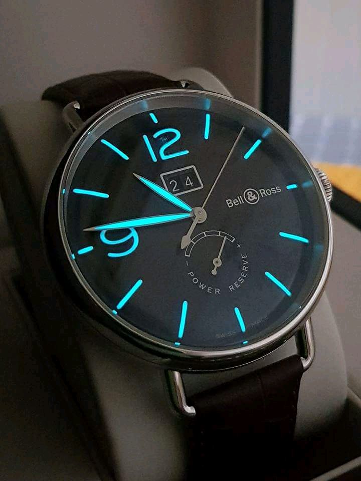 Bell&Ross 柏萊士 大日期 大錶徑 動力顯示 圓形 軍錶