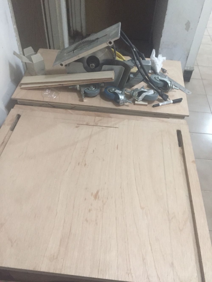 DIY自製2*3.5呎小鋸台