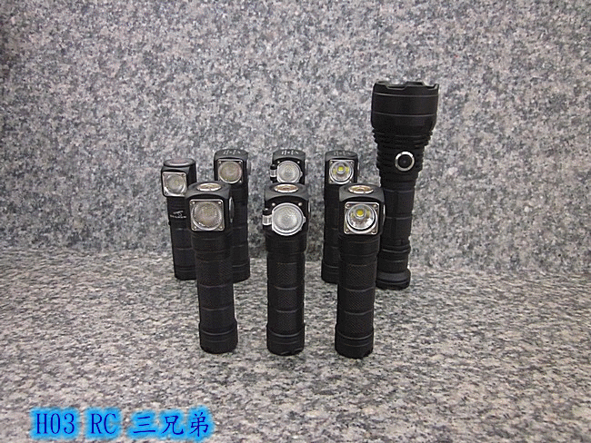 H03 RC三兄弟多用型磁吸充電頭燈