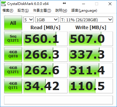 UMAX S350 256G 微測試