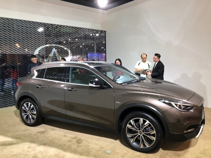 台北車展QX30真的來了! 超級心動~~~