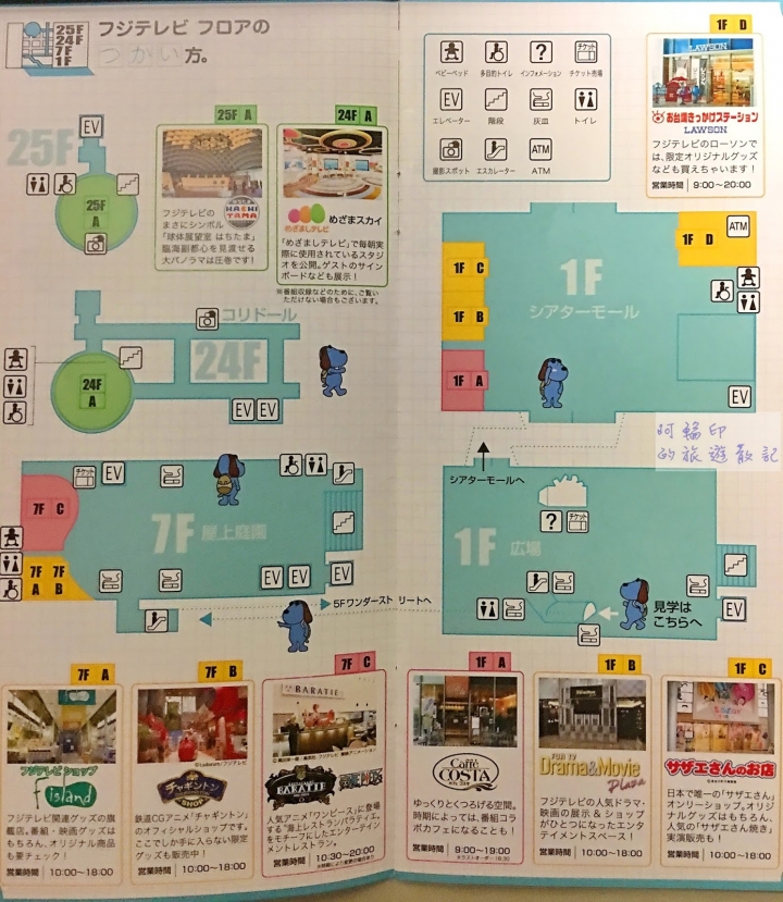 2016日本東京過新年十三日自助行 (四) 百合海鷗號、台場（宮崎駿大時計→台場一丁目→富士電視台）→大江戶溫泉物語