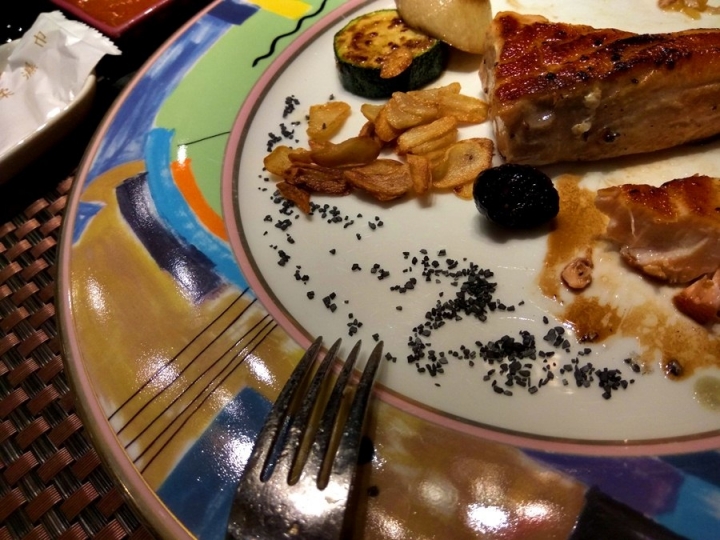 台中金典酒店12F ~ 金典鐵板燒食記~ 價位千元左右的鐵板燒~